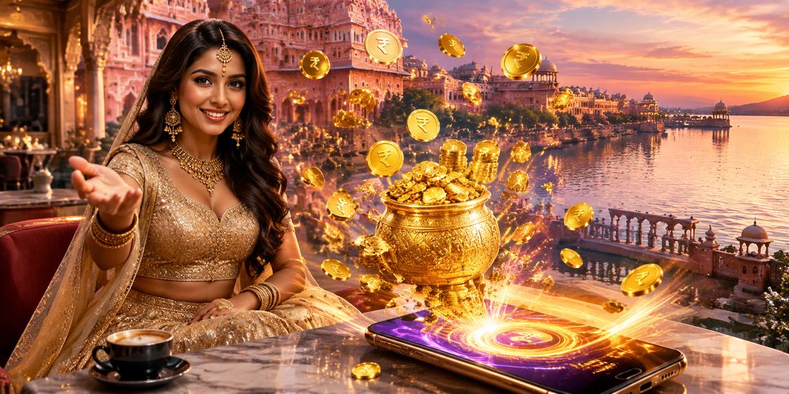 Player registering on mobile app at Jaipur casino setting